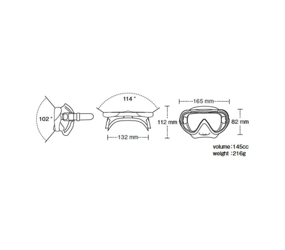GM-1278B COCO BK SILICON MASK WHITE