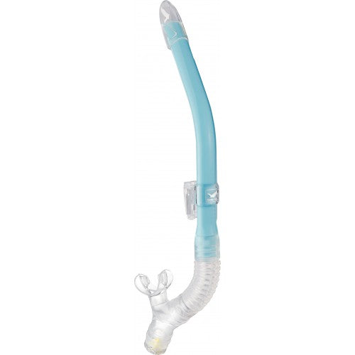 GS-3163B LEILA DRY SP CL SILICONE SNORKEL ASAGI BLUE