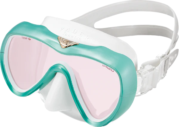 GM-1297B VADER FAMETTE WHITE SILICON UV420 MASK MIR EASTER GREEN