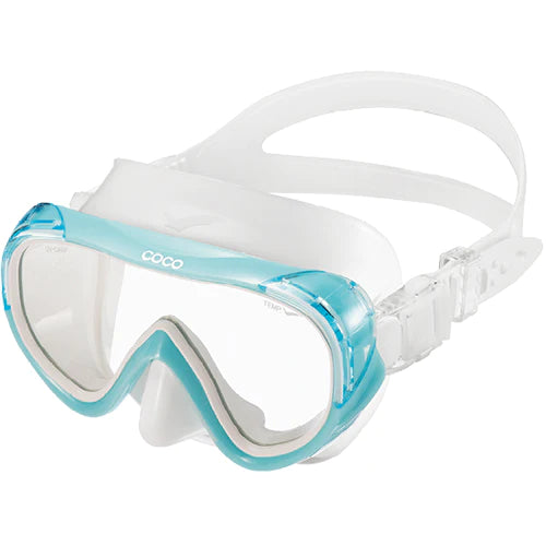 GM-1277B COCO WT SILICON MASK ASAGI BLUE