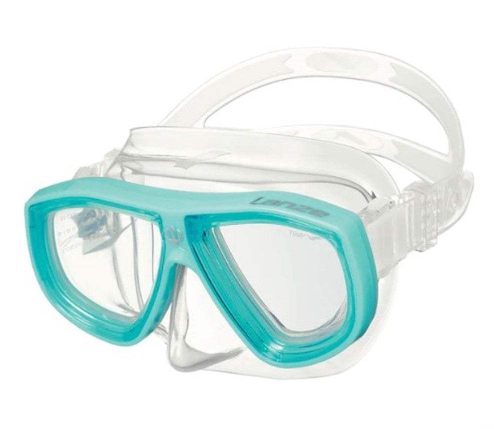 GM-1274B LANZE WT SILICONE MASK ASAGI BLUE CLEAR