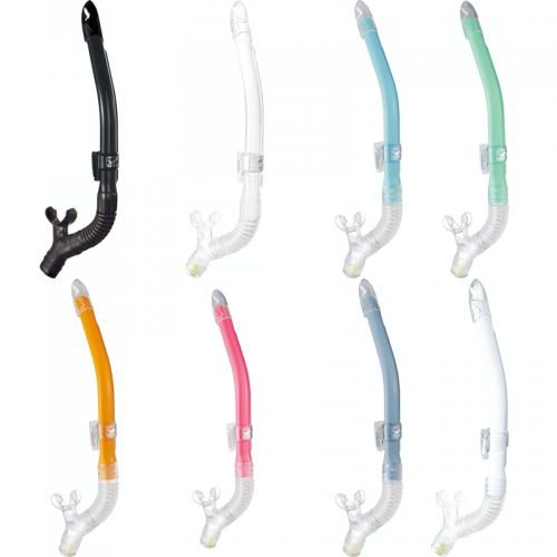 GS-3161B CANAL DRY SP CL SILICON SNORKEL EASTER GREEN
