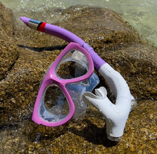 GS-3179B SUPER BULLET MINI WT SILICONE SNORKEL FUJI PURPLE