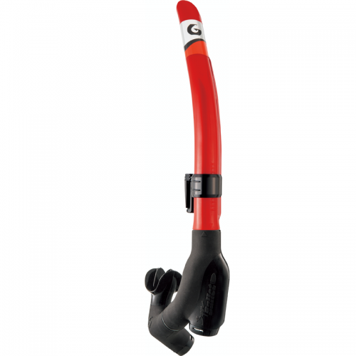 GS-3180B SUPER BULLET BLACK SILICON SNORKEL MIR PRO RED