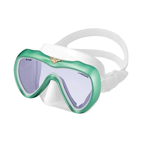 GM-1297B VADER FAMETTE WHITE SILICON UV420 MASK MIR EASTER GREEN