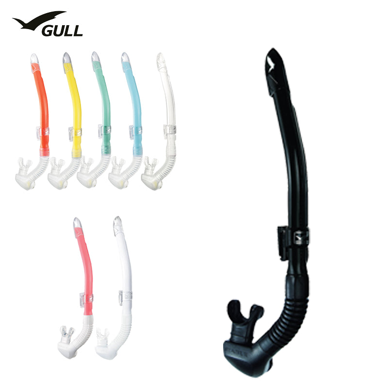 GS-3163B LEILA DRY SP CL SILICONE SNORKEL WHITE