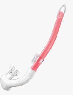 GS-3174B LEILA STABLE WT SILICONE SNORKEL HOLI PINK