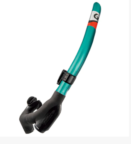 GS-3179B SUPER BULLET MINI WT SILICON SNORKEL M EASTER GREEN