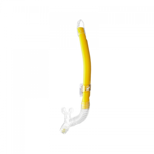 GS-3161B CANAL DRy SP CL SILICONE SNORKEL NE SHIMMER YELLOW